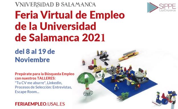 La Universidad de Salamanca organiza la XIX Feria Virtual de Empleo