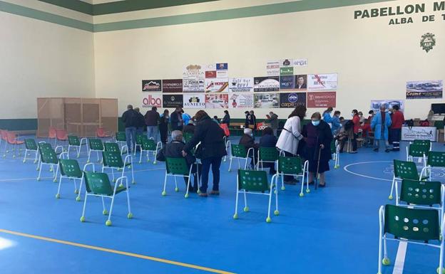 Total normalidad en las vacunaciones en Alba de Tormes