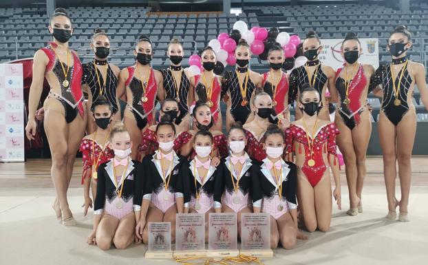 El CD La Victoria clasifica a 26 gimnastas para los Nacionales