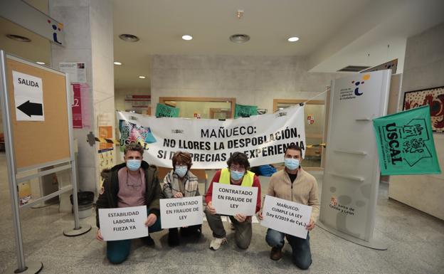 30.000 temporales de la Junta, pendientes del acuerdo para cubrir las plazas que ocupan