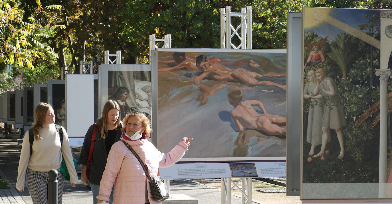 Un pequeño Museo del Prado en el paseo del Salón