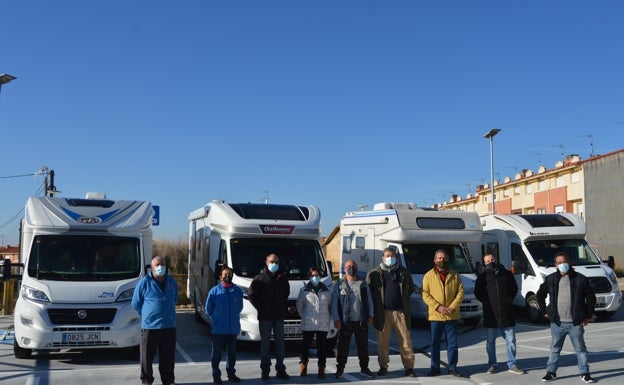 Cigales inaugura su área de autocaravanas