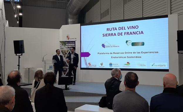 La plataforma de comercialización online de la Ruta del Vino de la Sierra de Francia se presenta en Intur