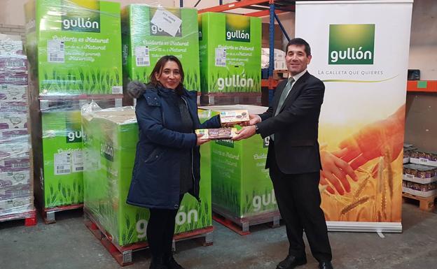 Galletas Gullón dona 3,2 toneladas de galletas al Banco de Alimentos en el marco de la Gran Recogida