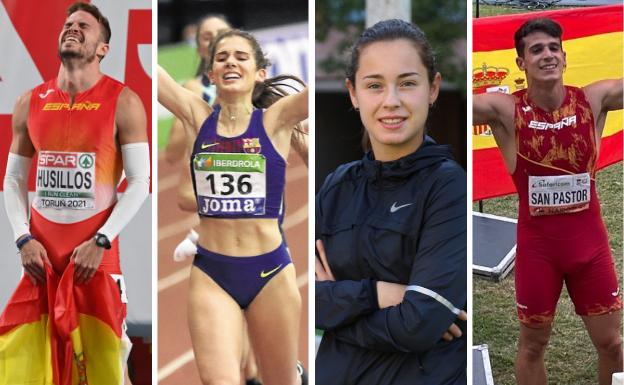 Husillos, Marta García, María Rodríguez y José San Pastor, nominados a mejor deportista