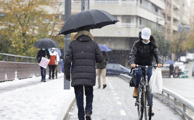 Valladolid no registraba nevadas en noviembre desde hace ocho años