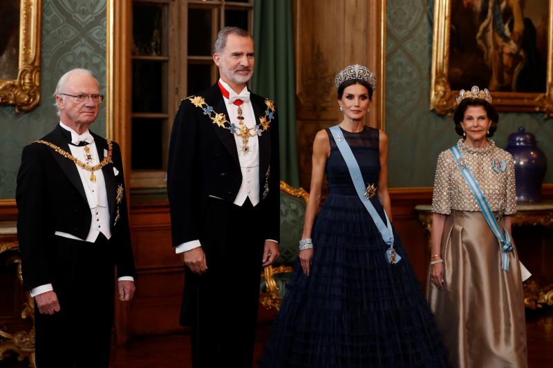 La visita de los Reyes a Suecia, en imágenes