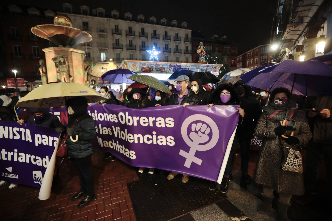 Manifestación del Día Internacional contra la Violencia hacia las Mujeres en Valladolid