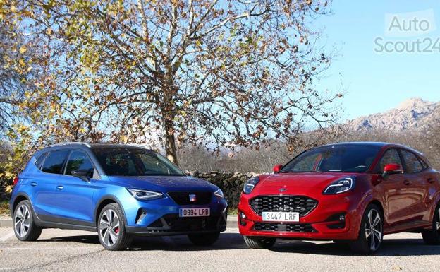 Seat Arona vs. Ford Puma: enfrentamos dos SUV superventas