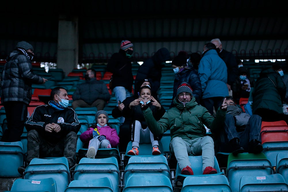 Ambiente en el Salamanca CF UDS - UP Langreo