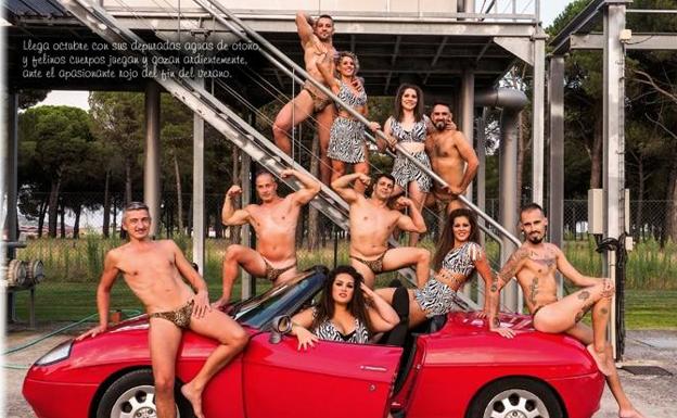 Pedrajas comienza la venta de su calendario erótico benéfico