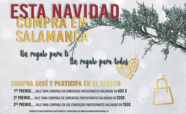 Comprar en el comercio local de Salamanca tendrá premio con la campaña 'Tengo un regalo para ti'