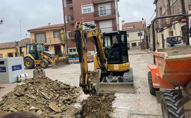 El Ayuntamiento de Alba inicia la obras en la calle San Esteban