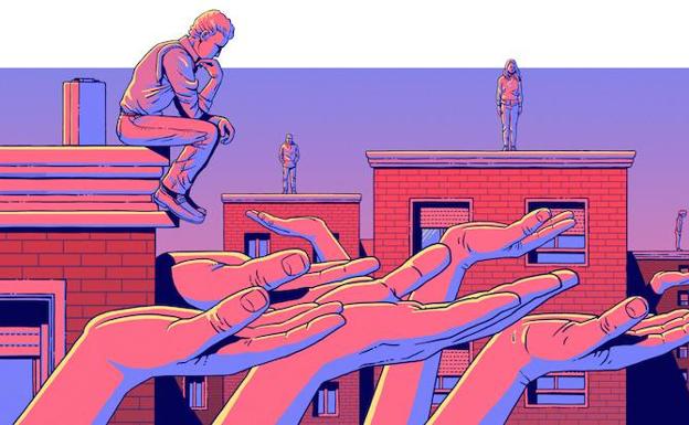 La tasa de ingresos por ideas o intentos suicidas de menores casi se duplica