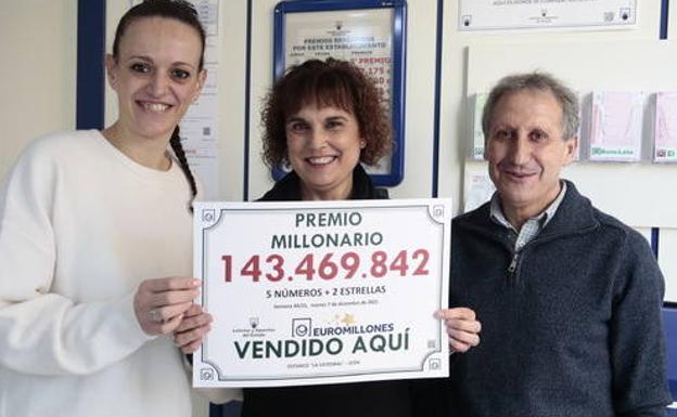 Un único acertante del Euromillones gana 143 millones en León