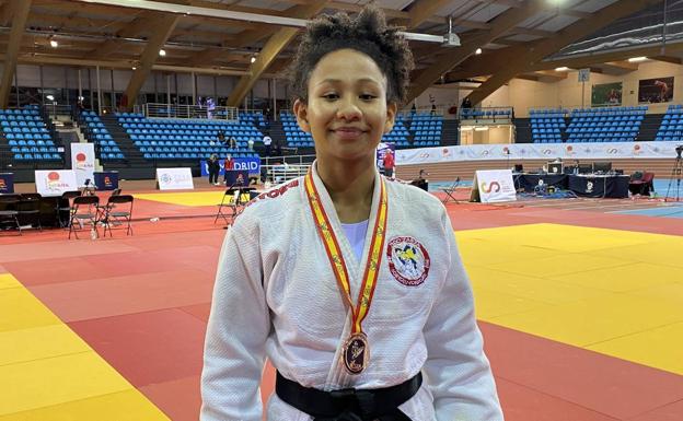 Andrea Rodríguez, del Judo Club Doryoku de Salamanca, bronce en el Nacional cadete de judo