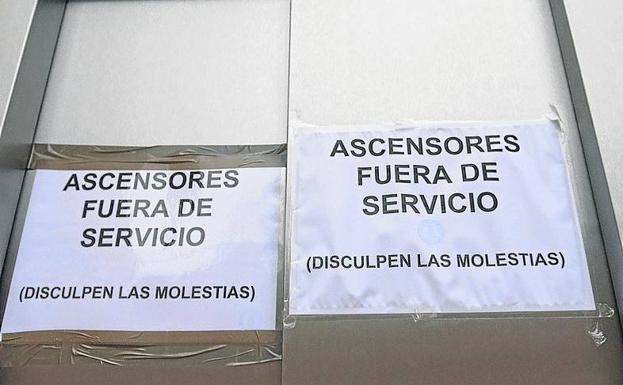 Una avería de agua deja fuera de servicio unas horas los ascensores de San José