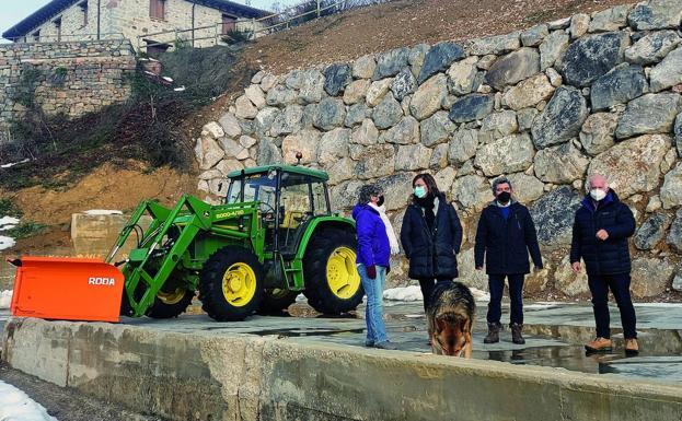 La Diputación de Palencia invierte 72.000 euros en reparar los daños del temporal Elsa en Polentinos