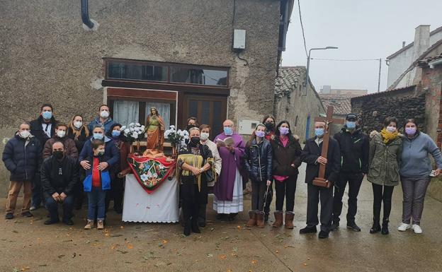 Cilleros de la Bastida rinde honores a Santa Lucía