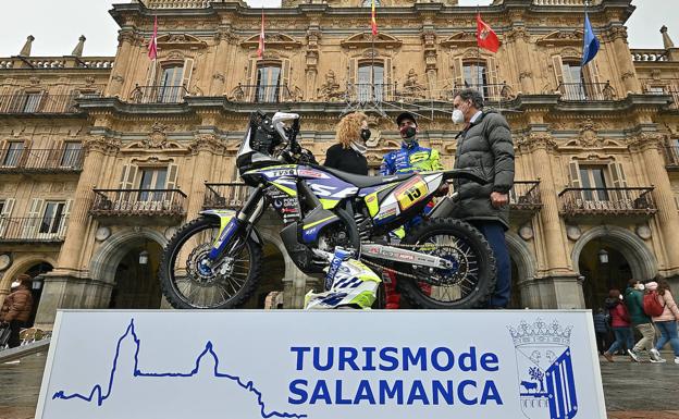 Santolino recoge fuerzas en Salamanca para afrontar el Dakar 2022