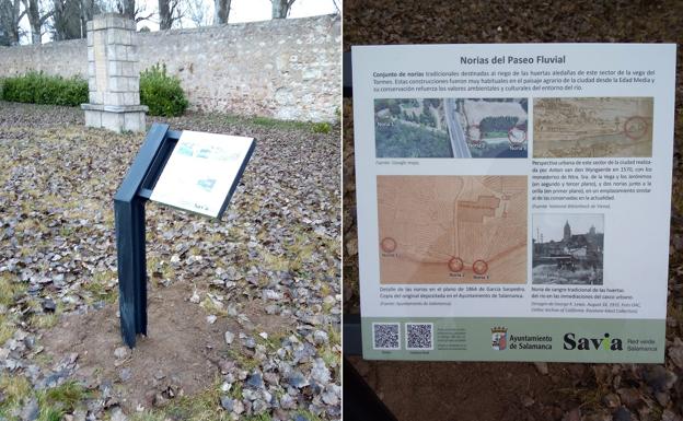 Una nueva señalización permite realizar un recorrido por los elementos etnográficos del río Tormes