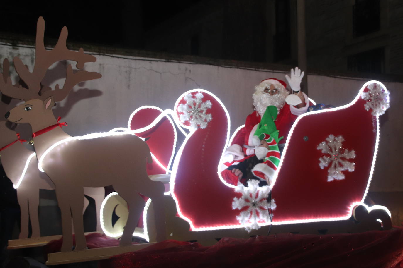 Llegada de Papá Noel a Cuéllar