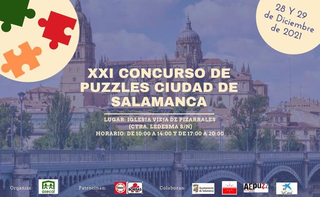 El Concurso Nacional de Puzzles Ciudad de Salamanca llega a su XXI edición
