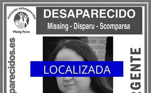 Localizan a la mujer de Aranda de Duero desaparecida desde el domingo