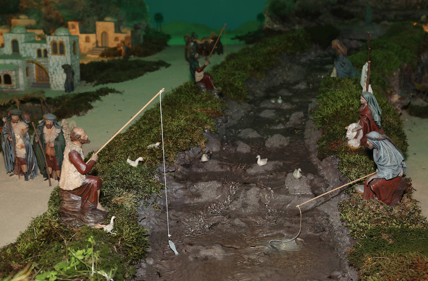 El volcán de la Vera Cruz y piezas en movimiento