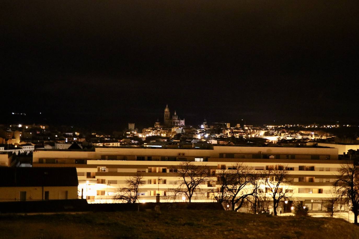 Un apagón deja a toda Segovia sin luz
