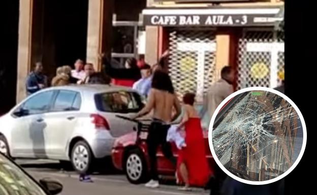 Una pelea multitudinaria en Delicias termina con un joven de 21 años trasladado al hospital