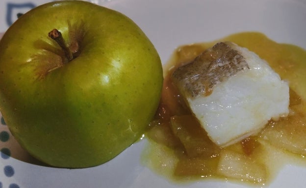 Bacalao a la manzana