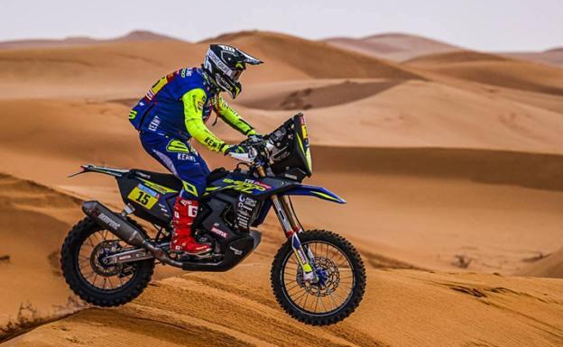 Santolino se mantiene sexto en el Dakar tras una etapa de transición