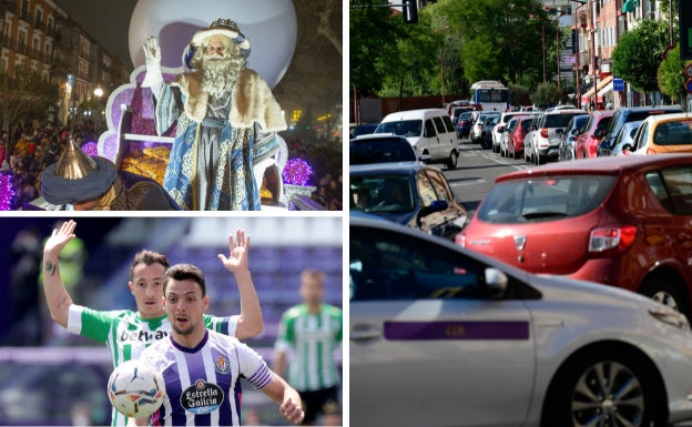 La Cabalgata de Reyes y el Valladolid-Betis afectarán al tráfico en la tarde de este miércoles