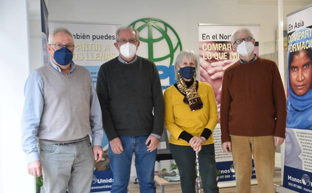 ANPE Salamanca lleva a cabo la exposición «Plantamos cara al hambre»