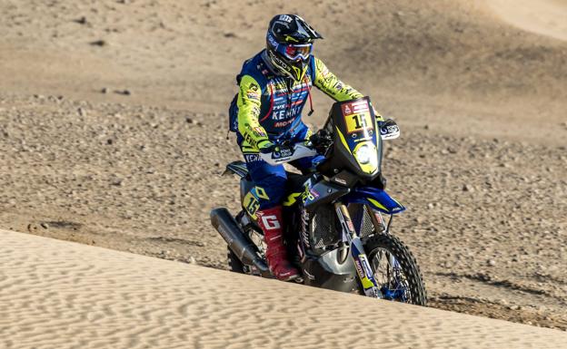 Gran día para Lorenzo Santolino en el Dakar: cuarto en la etapa y ya es quinto en la general