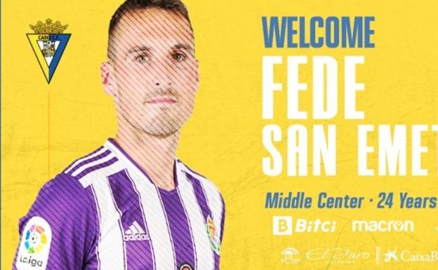 San Emeterio, primer jugador que sale del Real Valladolid en el mercado invernal