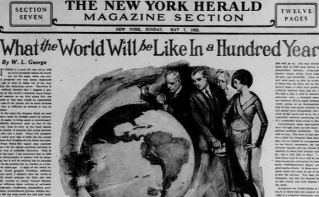 Teléfonos sin hilos y mujeres presidentas, así veían 2022 hace cien años
