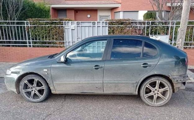 Localizan en Simancas el coche robado hace dos semanas en Tudela