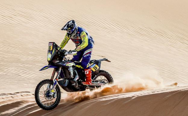 Santolino hace un día de remontada y se pone a las puertas del top ten en el Dakar