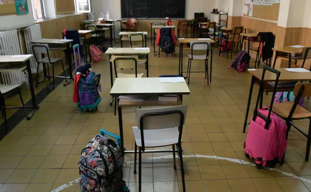 La Junta pone en cuarentena 135 aulas de Castilla y León