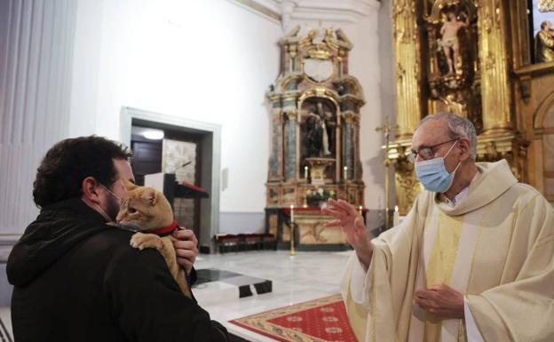 Bendición individual para las mascotas el día de San Antón