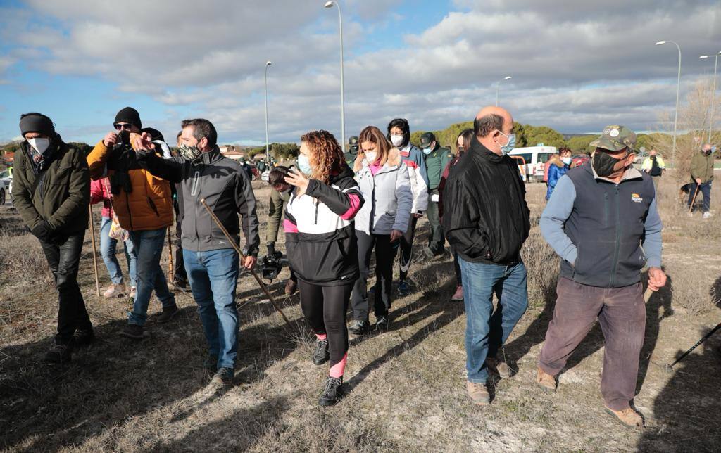 Los vecinos de Traspinedo reanudan la búsqueda de Esther López de la Rosa