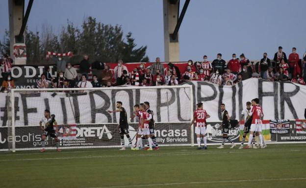 La SD Logroñés imita el lema 'el precio lo pones tú' de Unionistas para la segunda fiesta del fútbol popular