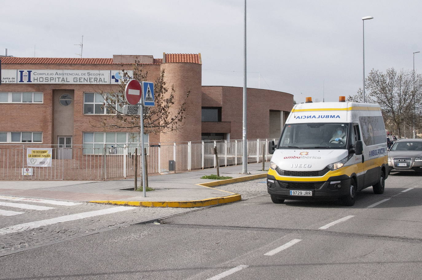 Un nuevo fallecido por covid-19 en el Hospital General de Segovia