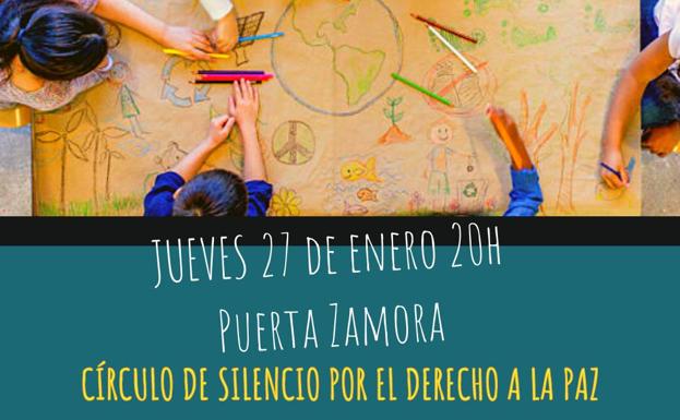 El primer círculo de silencio del año tendrá lugar el próximo jueves 27 a las 20h en la Puerta Zamora