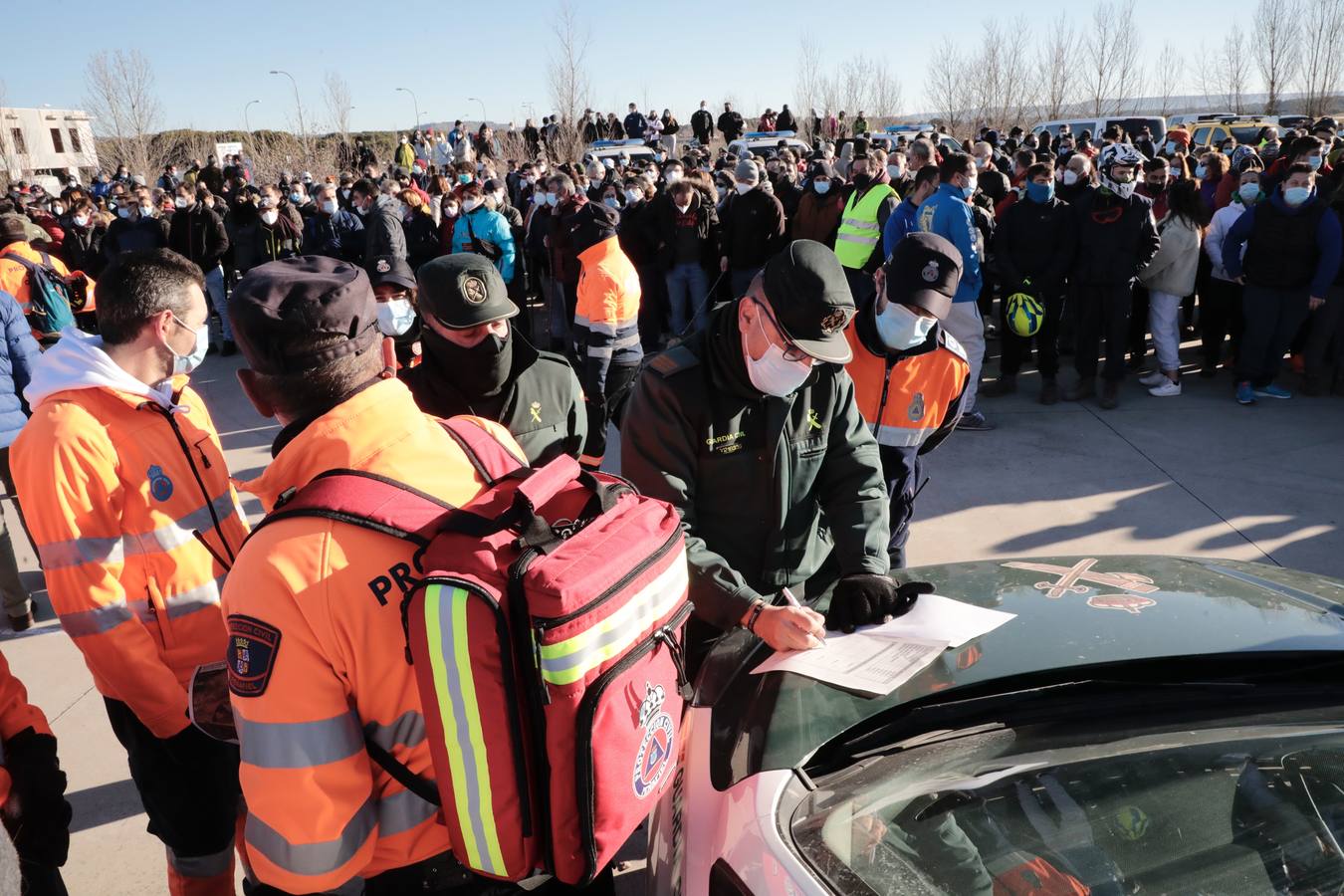 Macrobatida en Traspinedo para buscar a Esther López