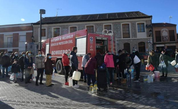 Un reventón por el frío deja sin agua a 6.000 vecinos de cinco pueblos de Valladolid