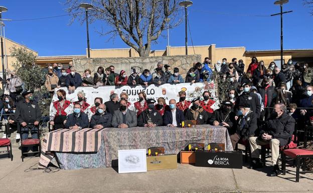 Santolino, Cayetano Martínez de Irujo, Víctor Soria y Gil Martínez Soto, matanceros de honor en Guijuelo