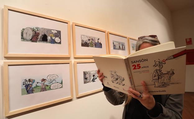 25 años más uno ininterrumpidos del humor gráfico de 'Sansón'